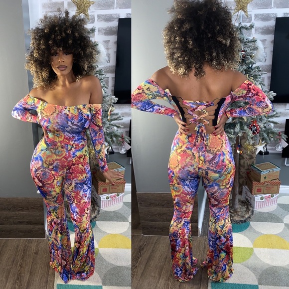 Pants - Colorful jumpsuit